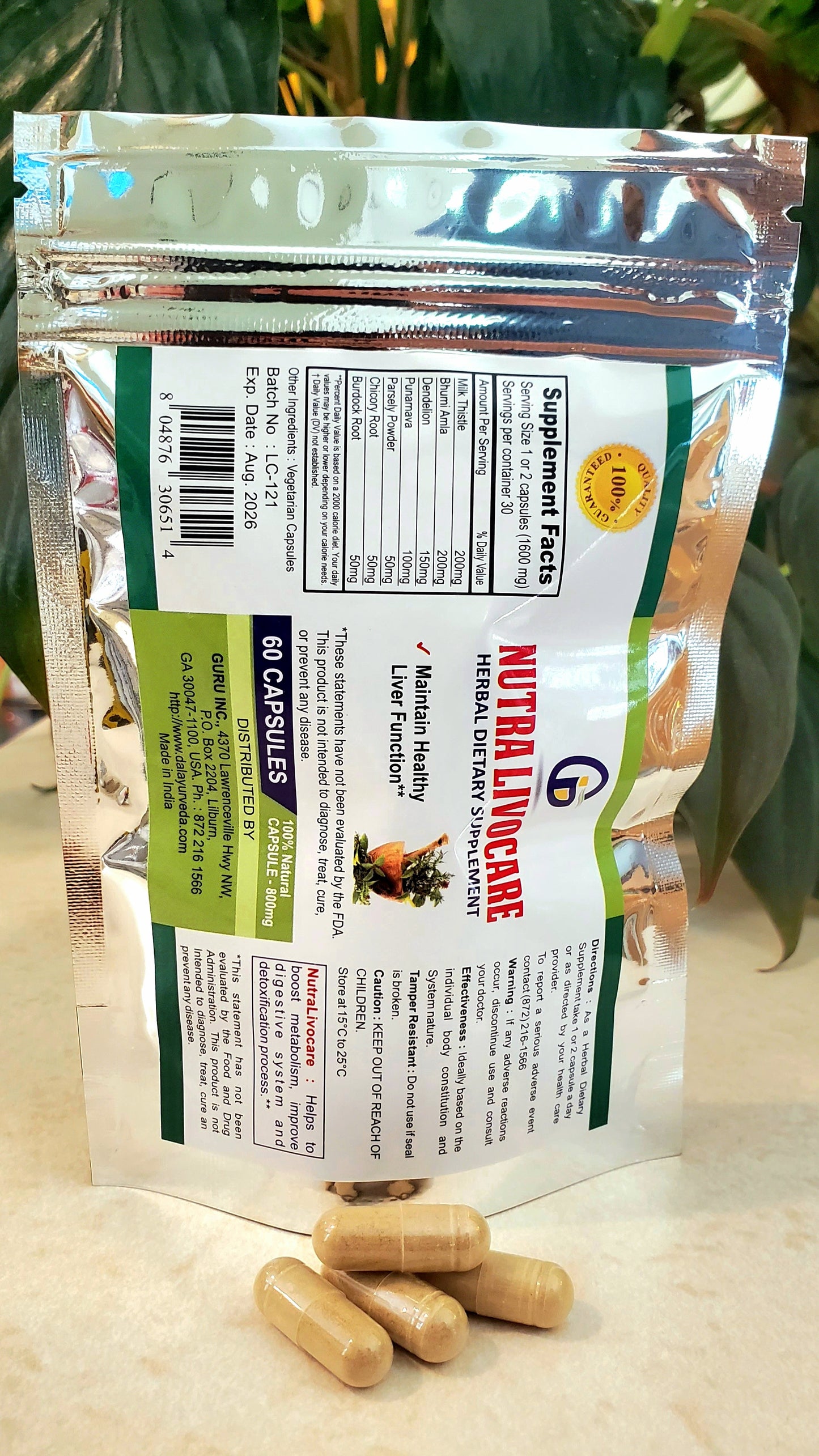 Nutra LivoCare (60 capsule) - Liver Function