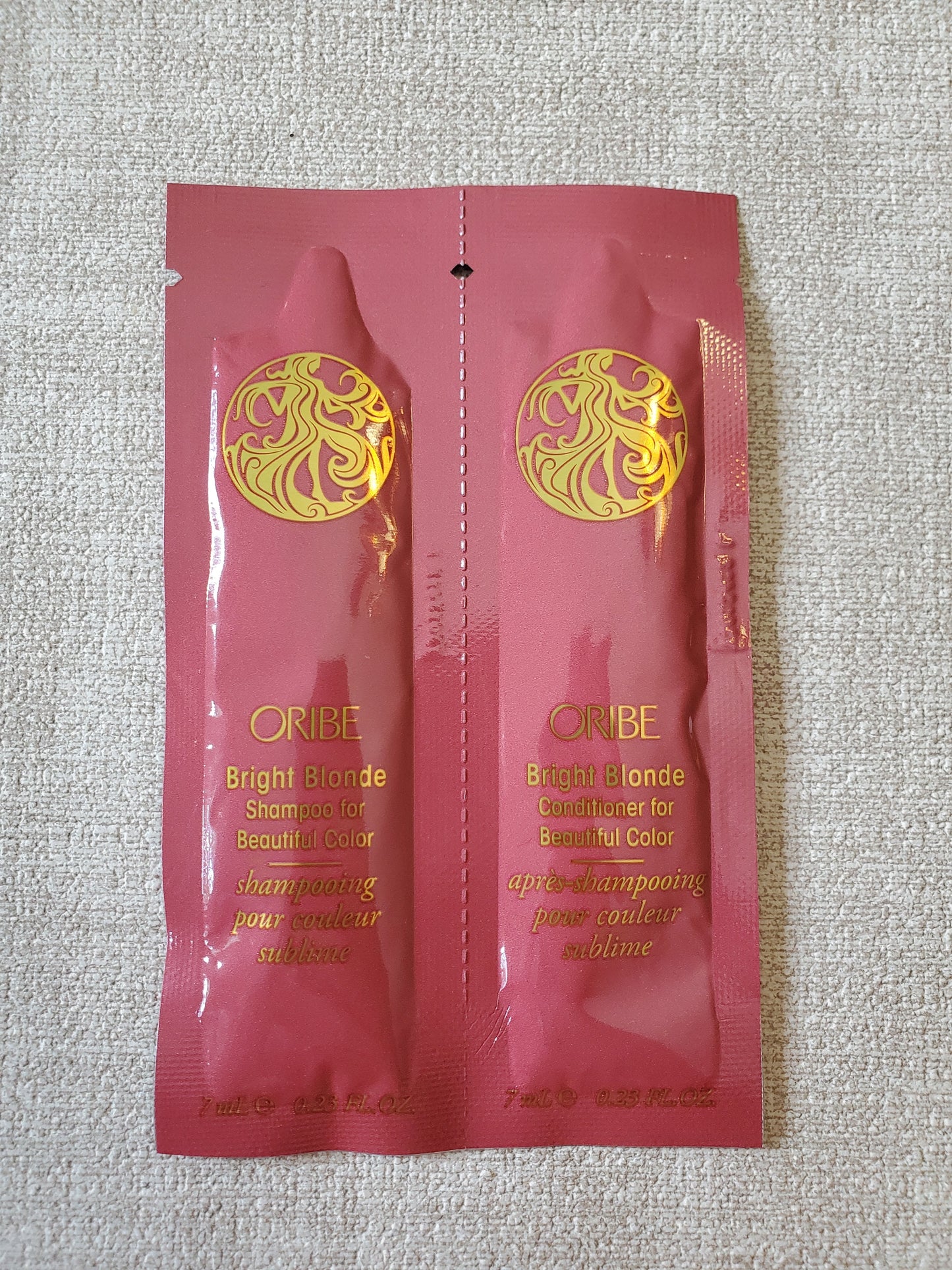 π Oribe Bright Blonde Shampoo + Conditioner Sample (100% off)