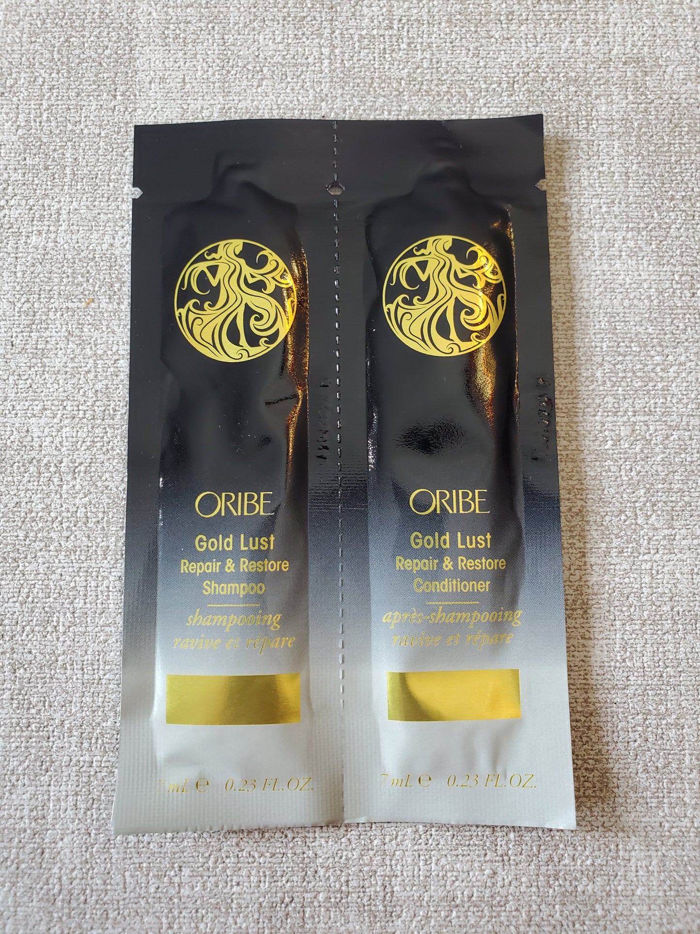 π Oribe Gold Lust Shampoo + Conditioner Sample (100% off)