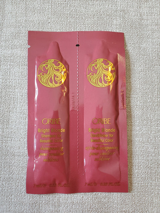 🎁 Oribe Bright Blonde Shampoo + Conditioner Sample (100% off)