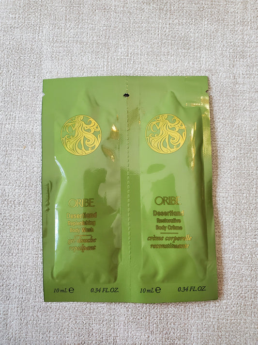 🎁 Oribe Desertland Body Wash + Body Creme Sample (100% off)