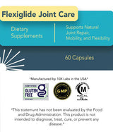 HerbUSA - FlexiGlide Joint Heath Supplements with UC-II Collagen Benefits, 60 Capsules