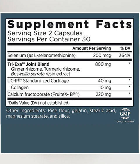 HerbUSA - FlexiGlide Joint Heath Supplements with UC-II Collagen Benefits, 60 Capsules